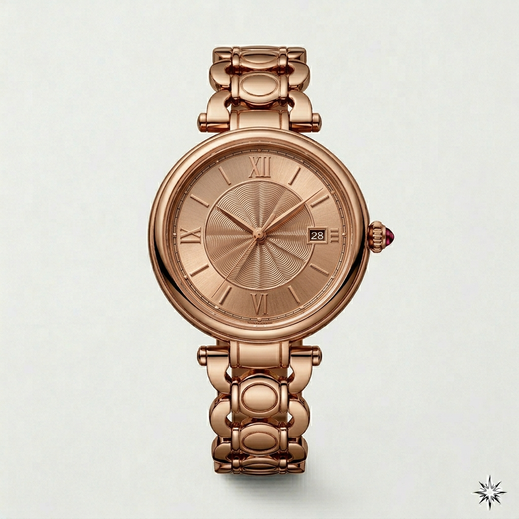 Rose Gold Heritage Bracelet Watch