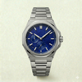 Blue Textured Dial Multi-Function Watch