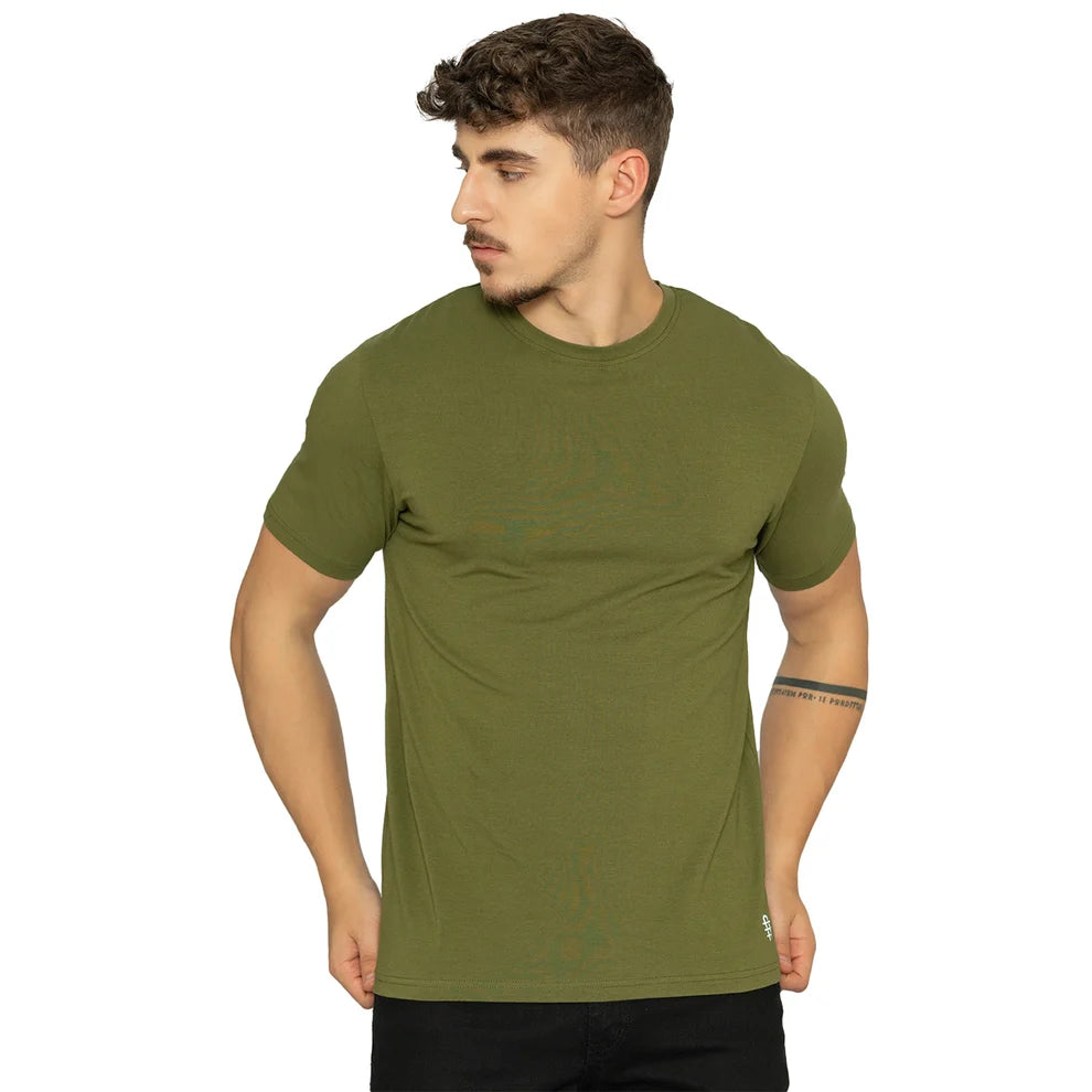 Grasshopper Round Neck Half Sleeves T-Shirt for Men