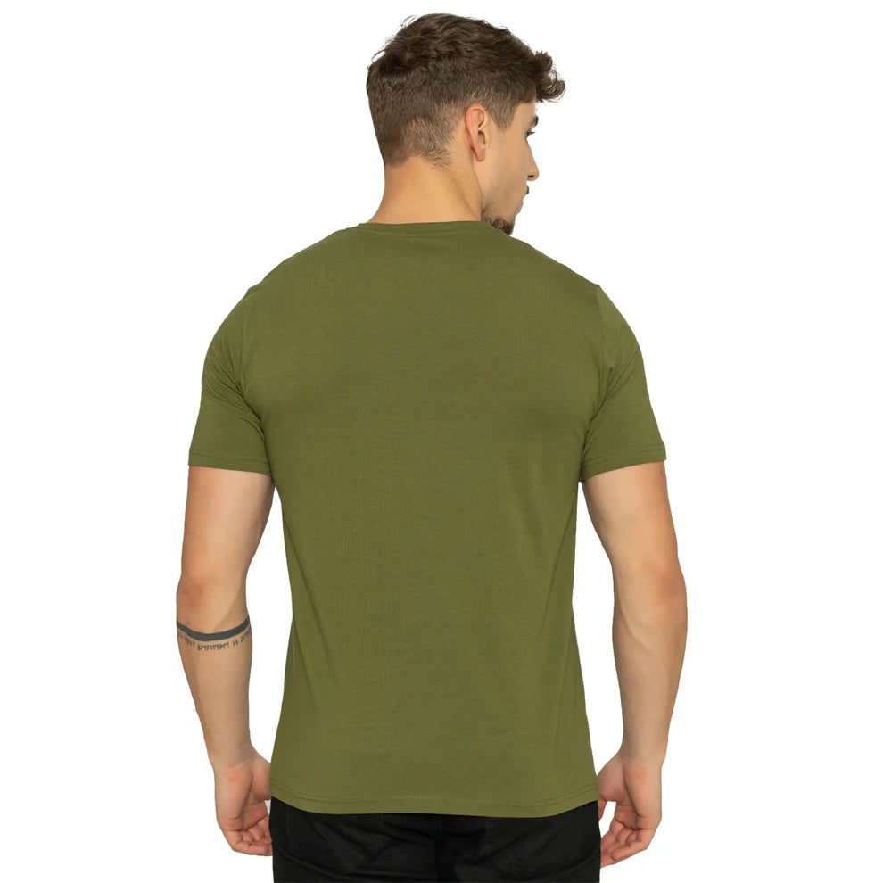 Grasshopper Round Neck Half Sleeves T-Shirt for Men